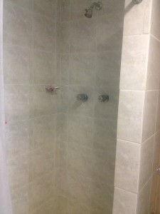 Shower.  No tub/