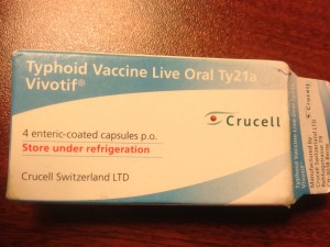 Oral Typhoid Vaccine